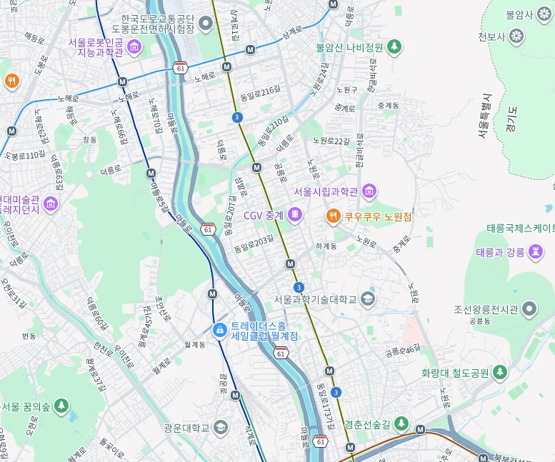 오시는 길 지도